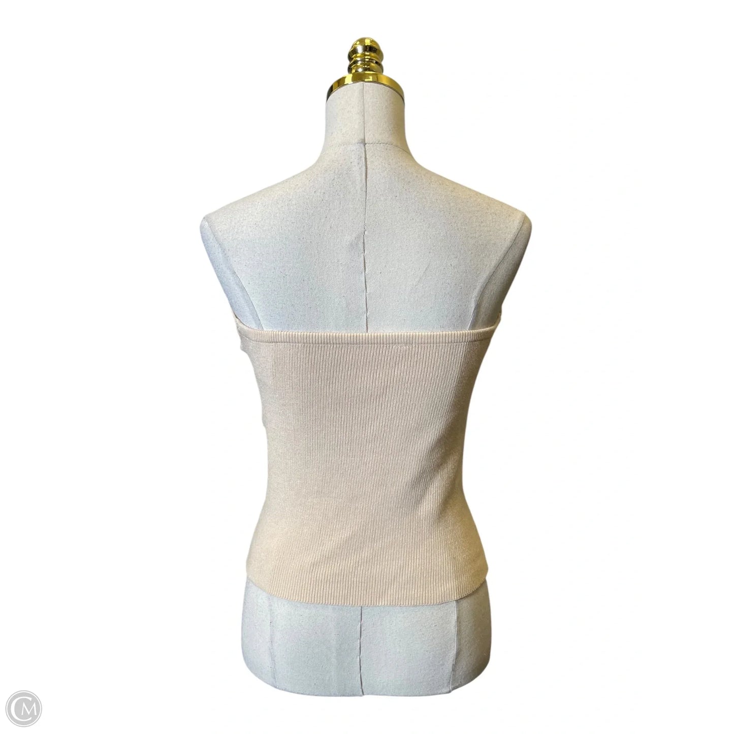 Top Sleeveless By Clothes Mentor In Beige, Size: L