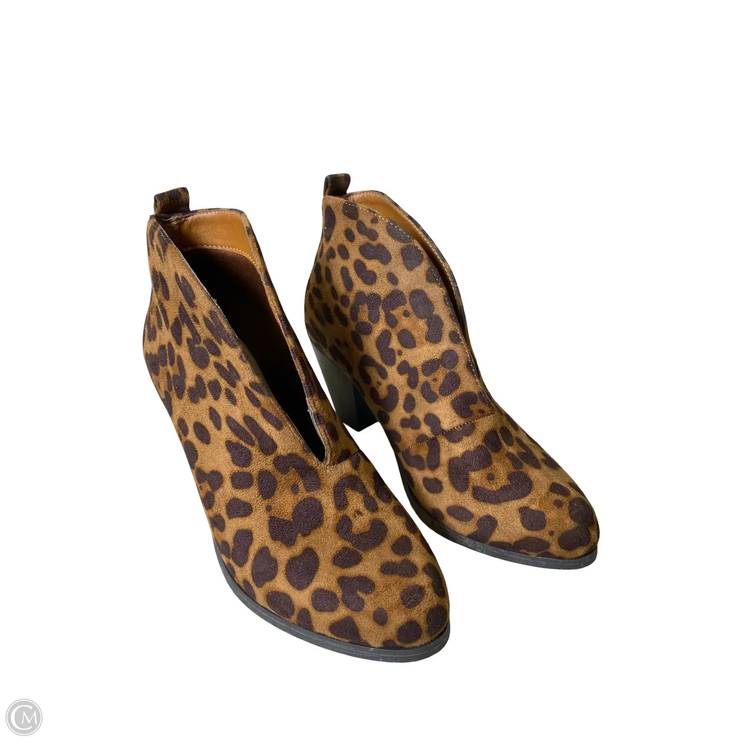 Boots Ankle Heels By Pierre Dumas In Animal Print, Size: 6