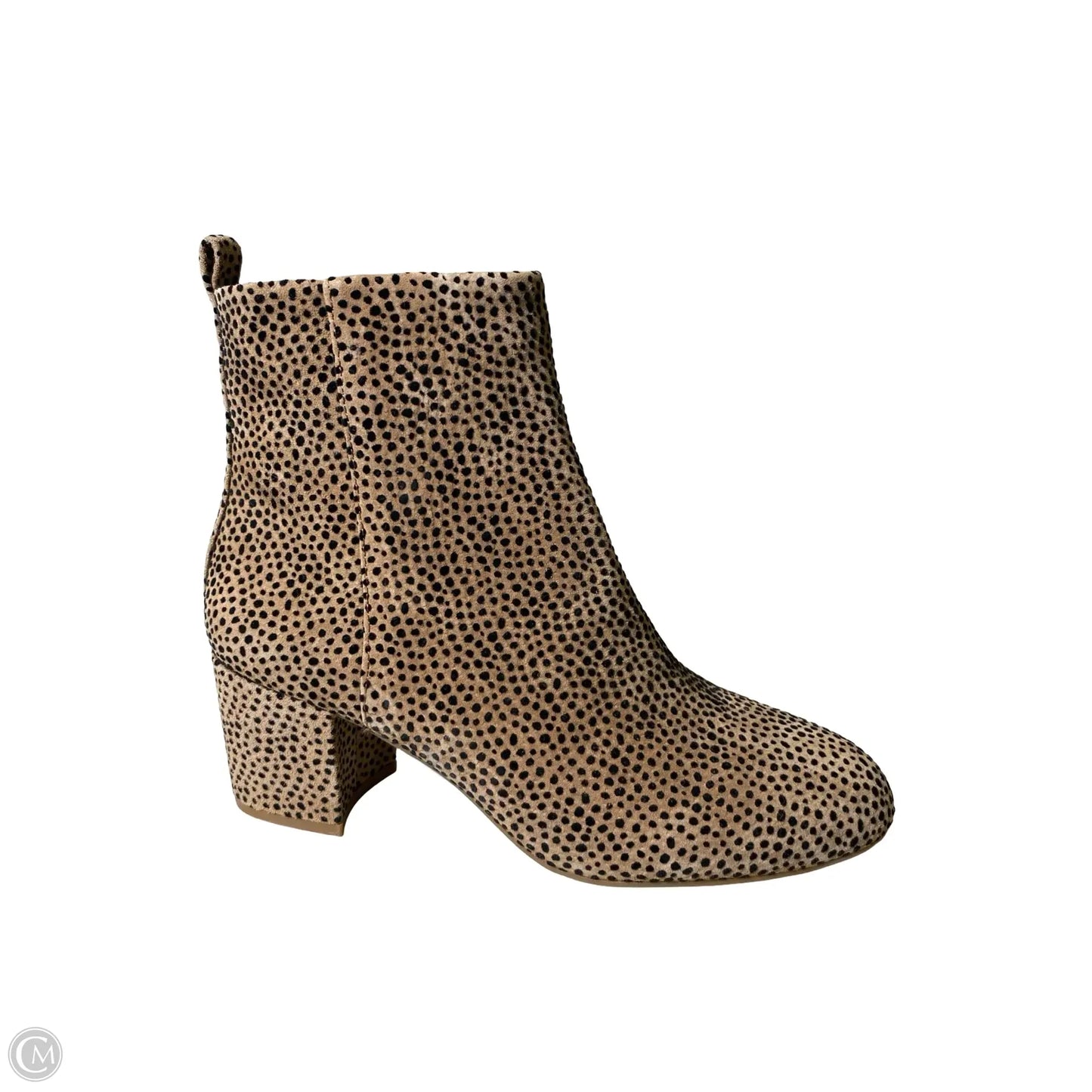 Boots Ankle Heels By Gianni Bini In Animal Print, Size: 6