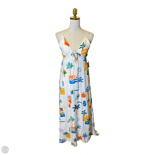 Dress Casual Maxi By Clothes Mentor In Multi-colored, Size: L