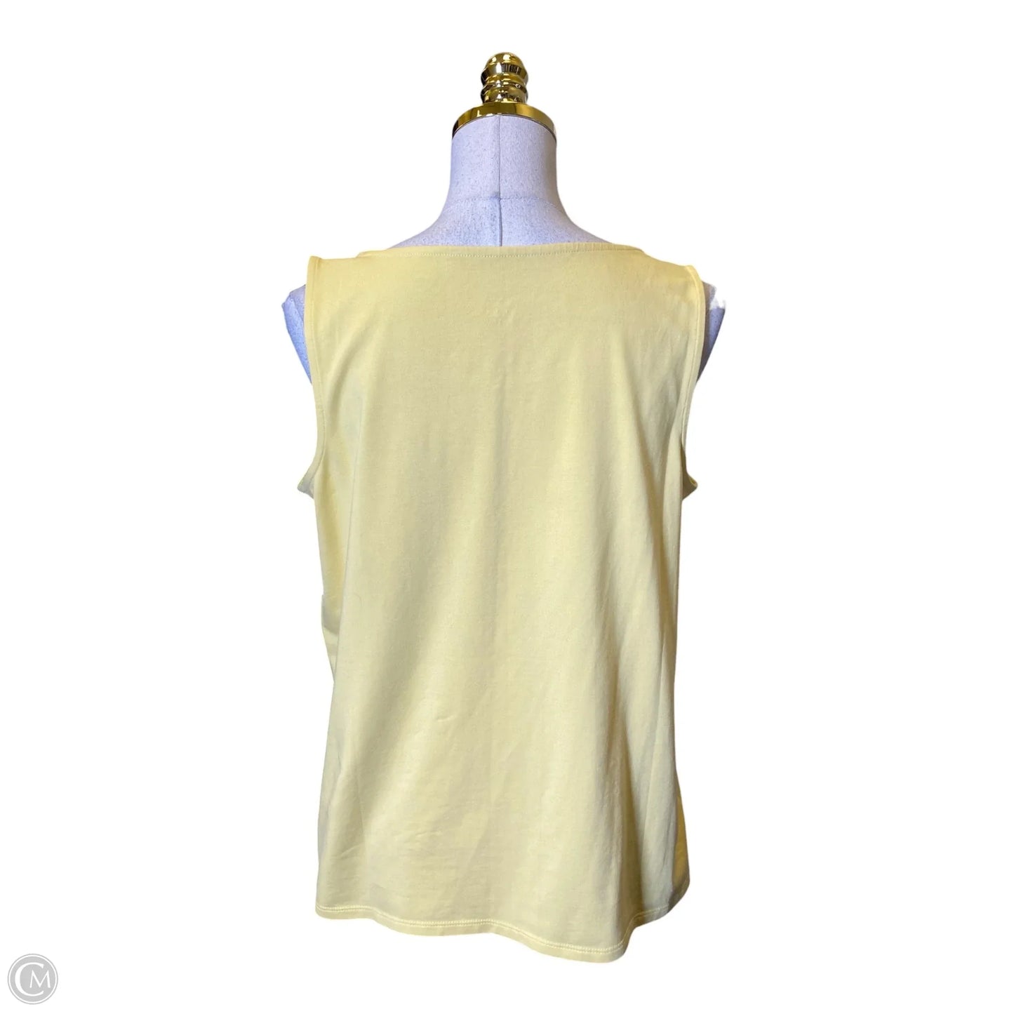 Top Sleeveless By J. Jill In Yellow, Size: M
