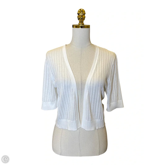Cardigan By Talbots In White, Size: M