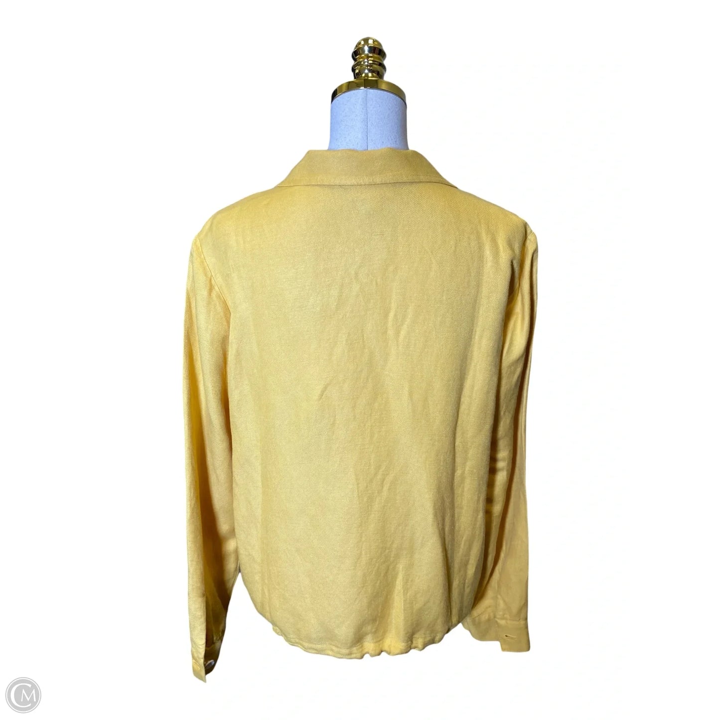 Jacket Other By J. Jill In Yellow, Size: L