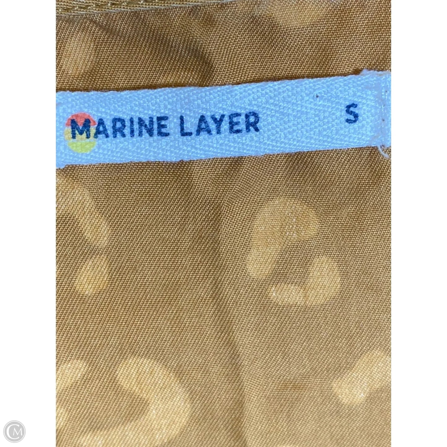 Top Long Sleeve By Marine Layer In Animal Print, Size: S
