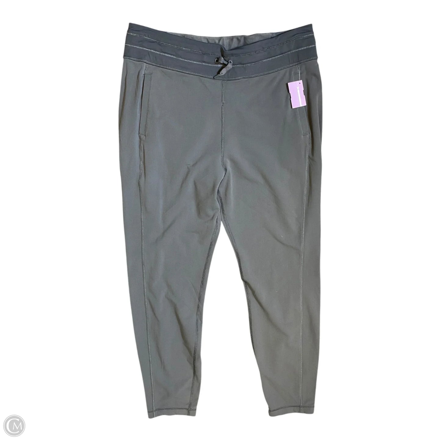Athletic Leggings By Lululemon In Grey, Size: 10