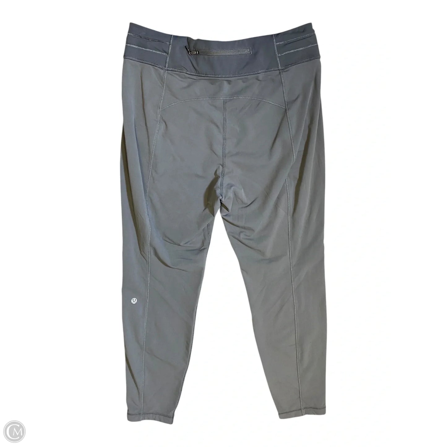Athletic Leggings By Lululemon In Grey, Size: 10