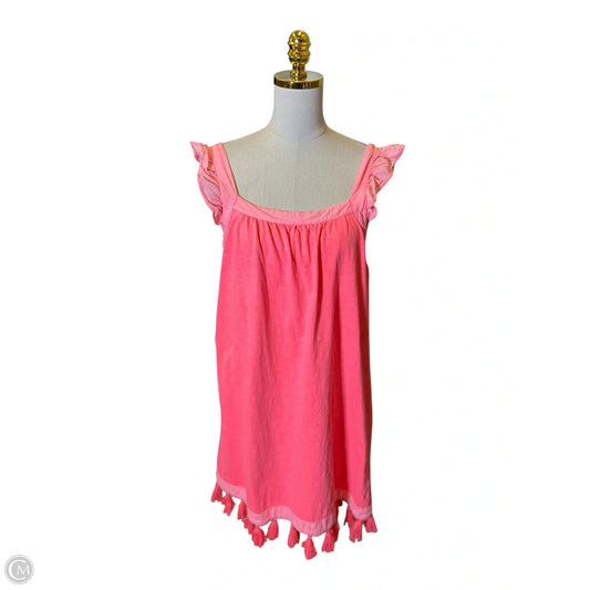 Dress Casual Short By Vineyard Vines In Pink, Size: M