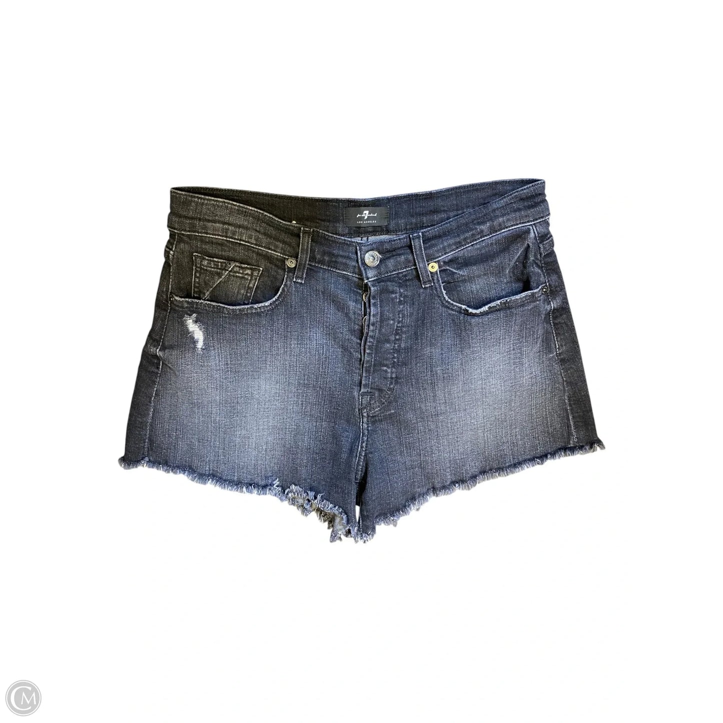 Shorts By 7 For All Mankind In Black, Size: 6