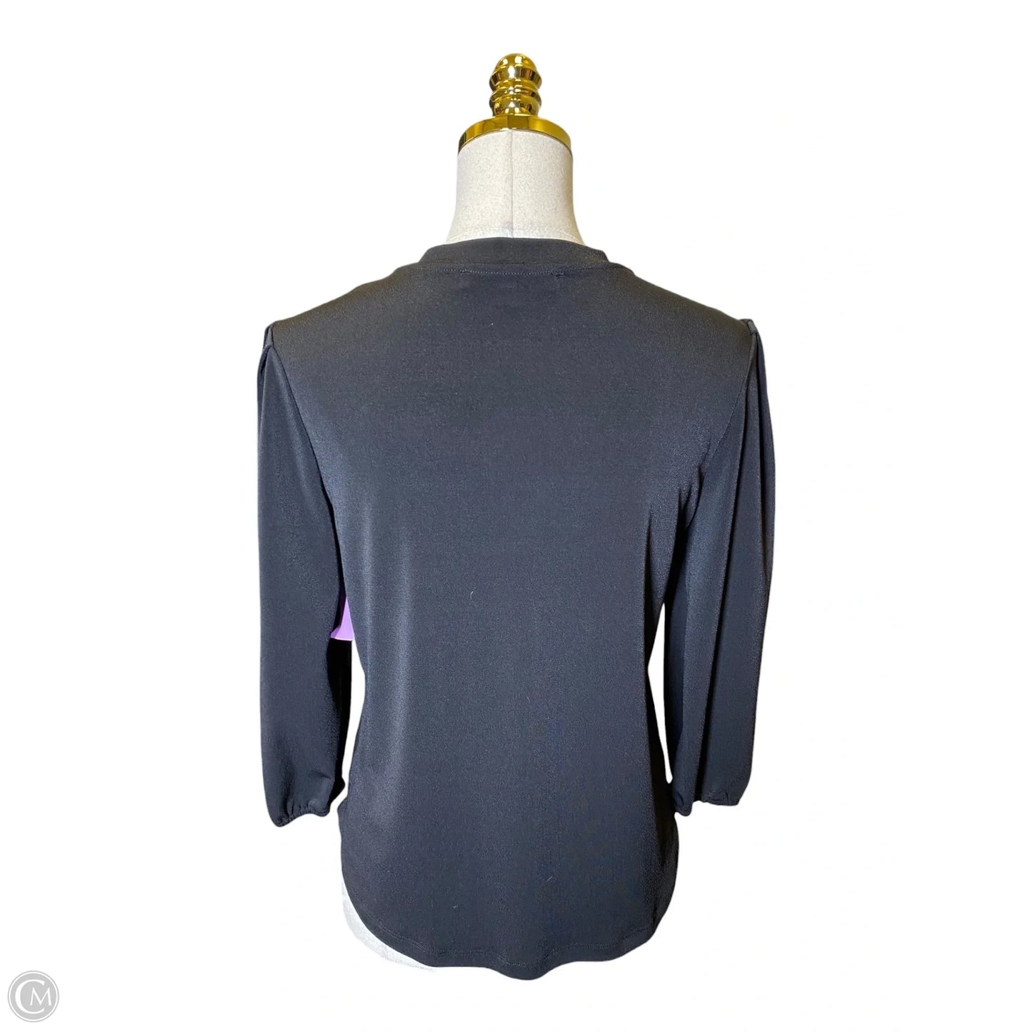 Top Long Sleeve By Sweet Rain In Black, Size: M