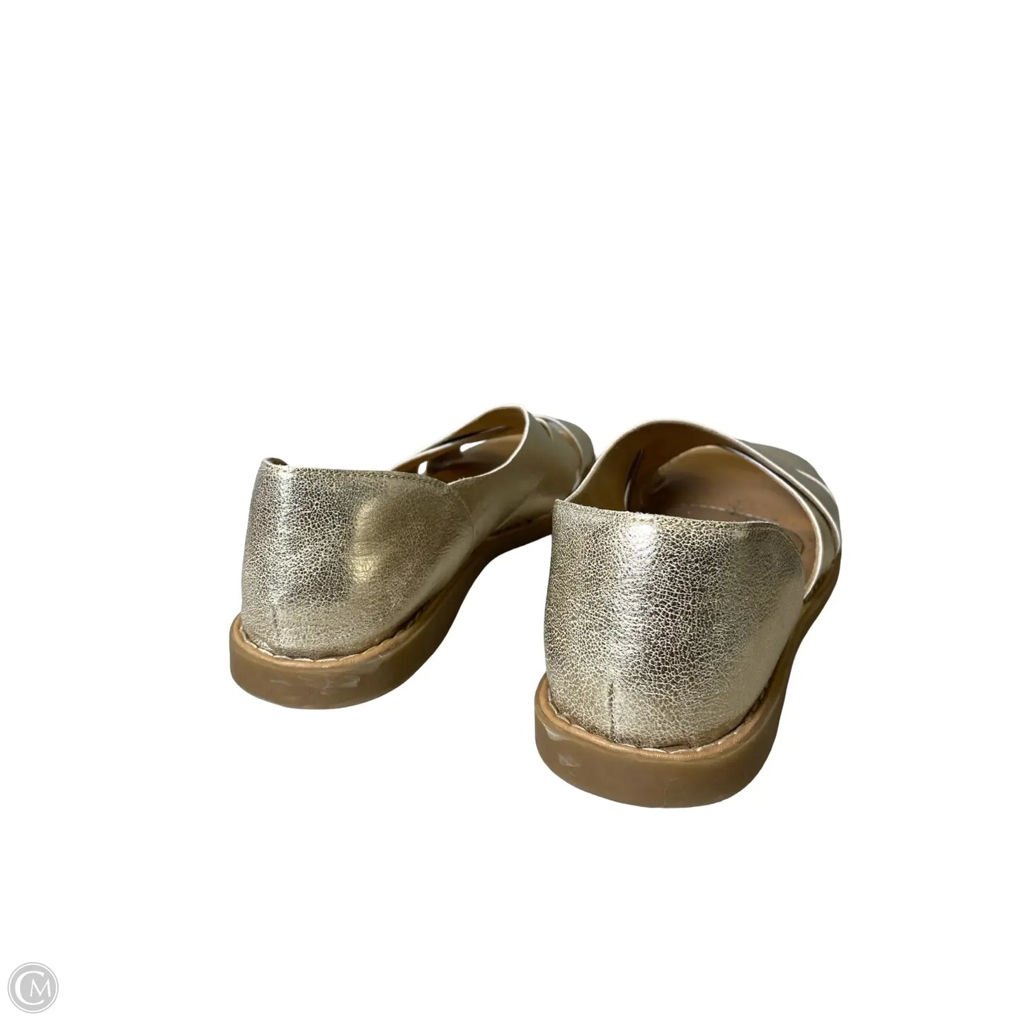 Shoes Flats By Boc In Gold, Size: 8