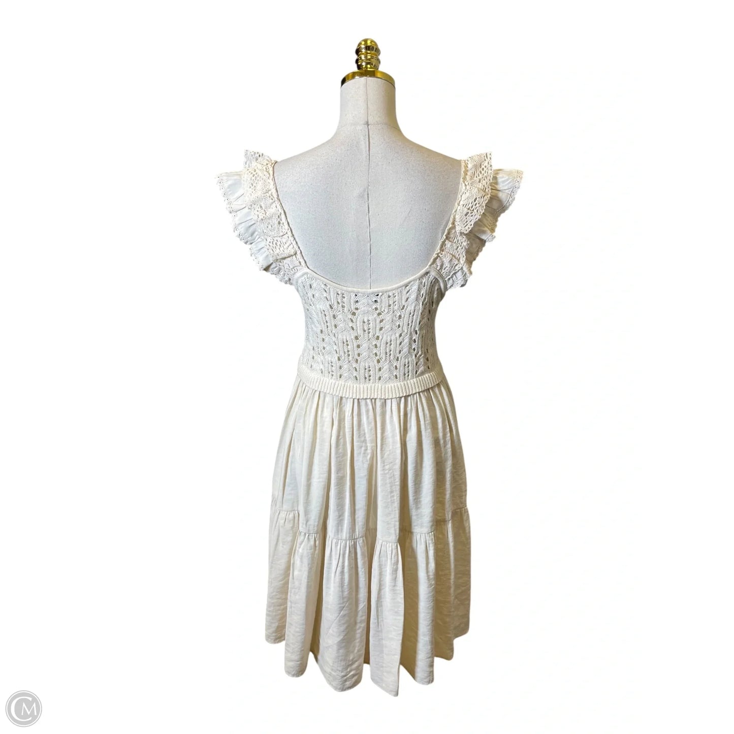 Dress Casual Short By Another Love In Cream, Size: M