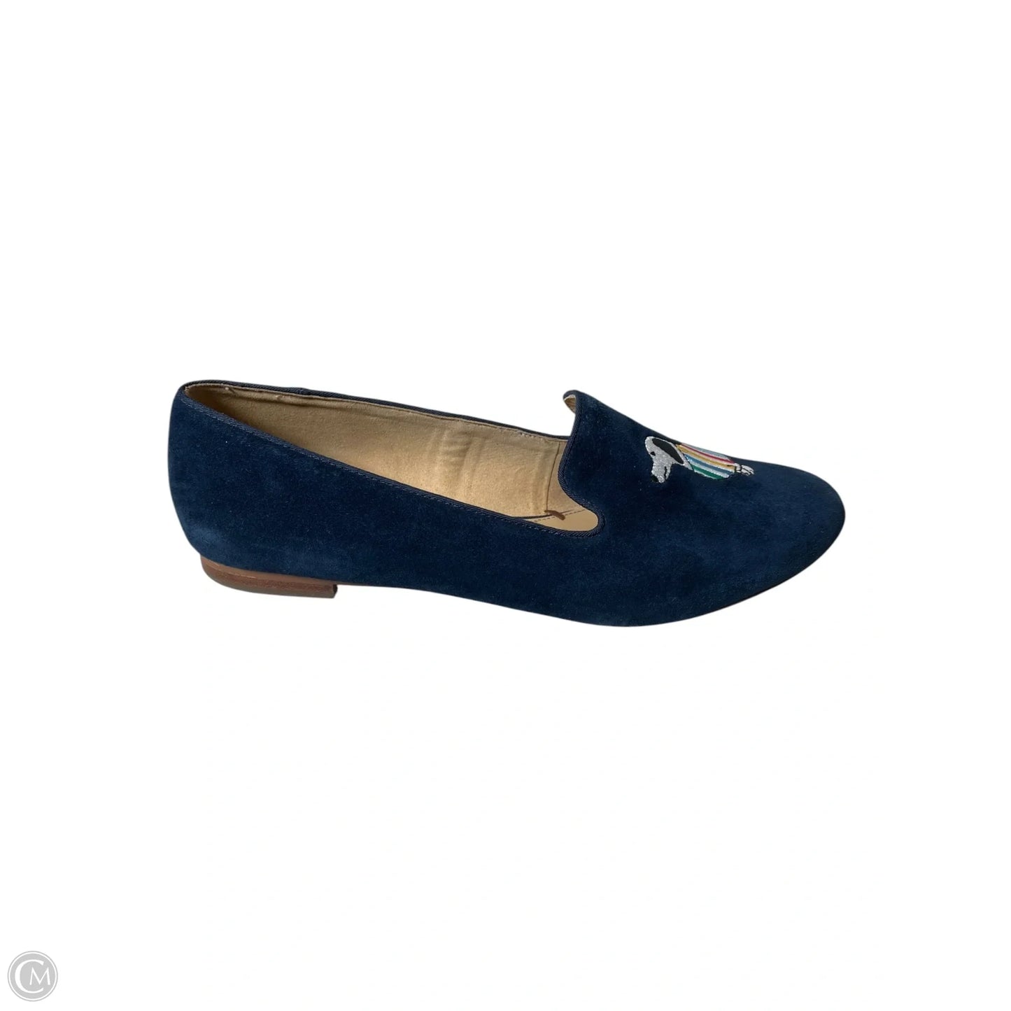 Shoes Flats By Talbots In Navy, Size: 8