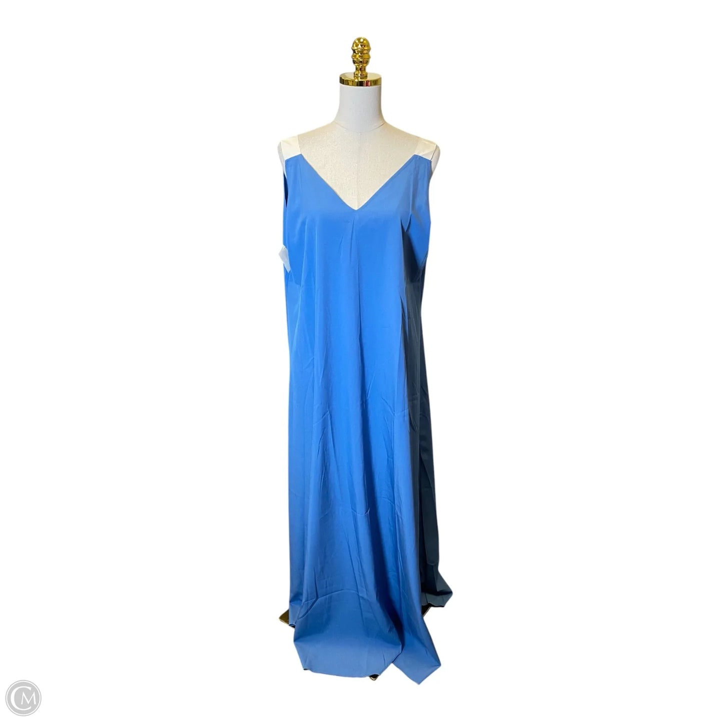 Dress Casual Maxi By Clothes Mentor In Blue, Size: Xxl