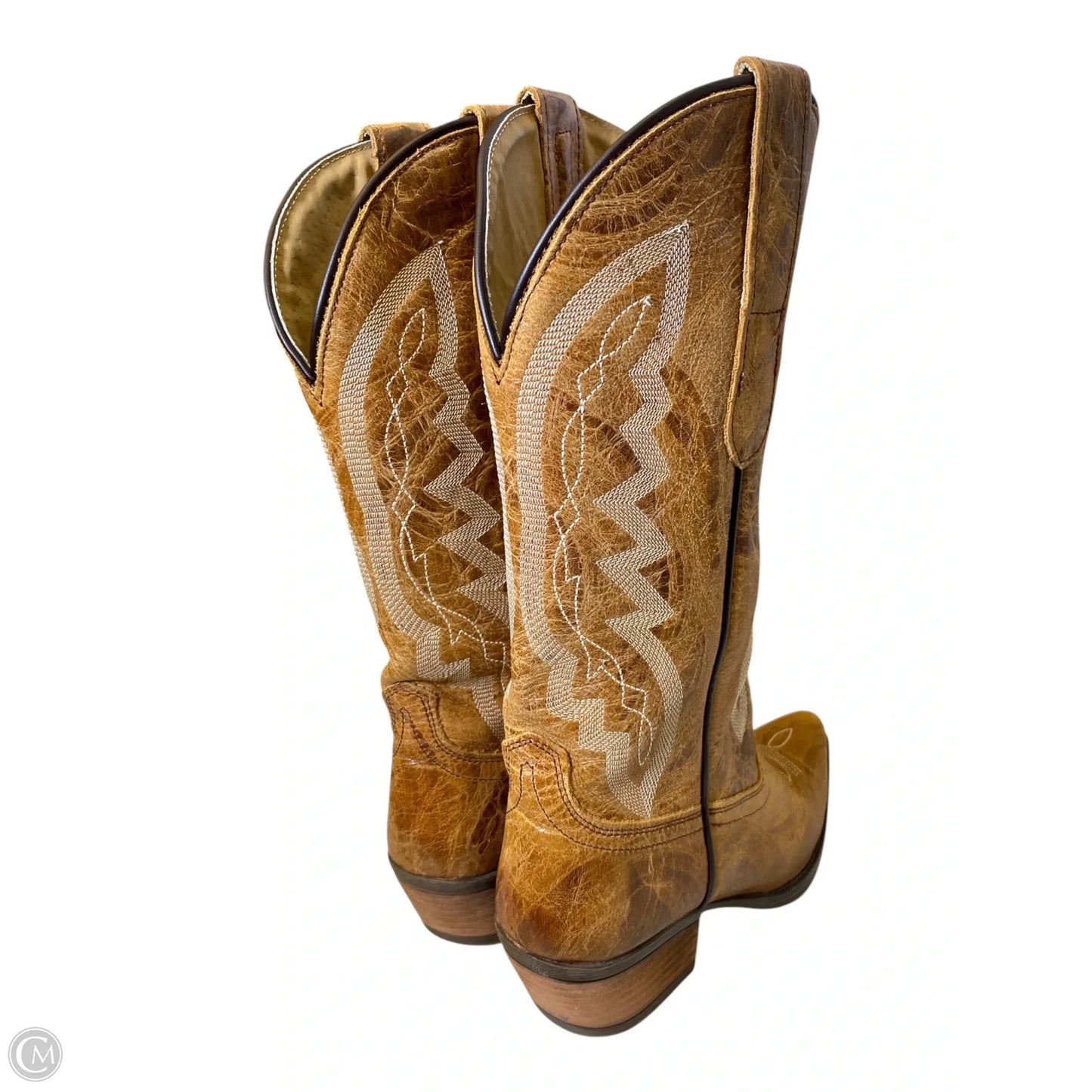 Boots Western By Clothes Mentor In Brown, Size: 8
