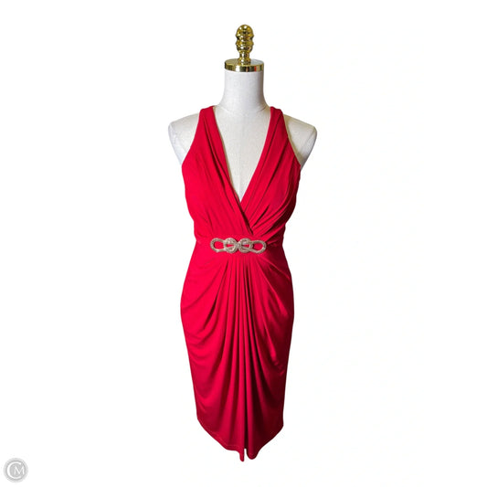 Dress Casual Short By London Times In Red, Size: M