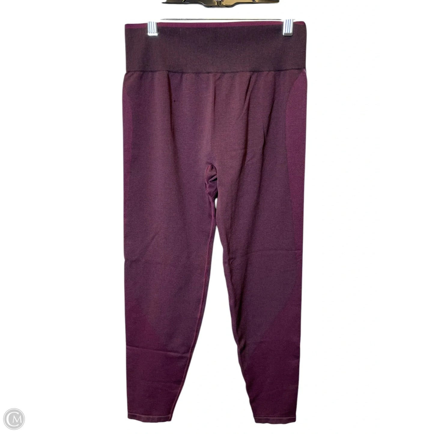 Athletic Leggings By Pink In Maroon, Size: L