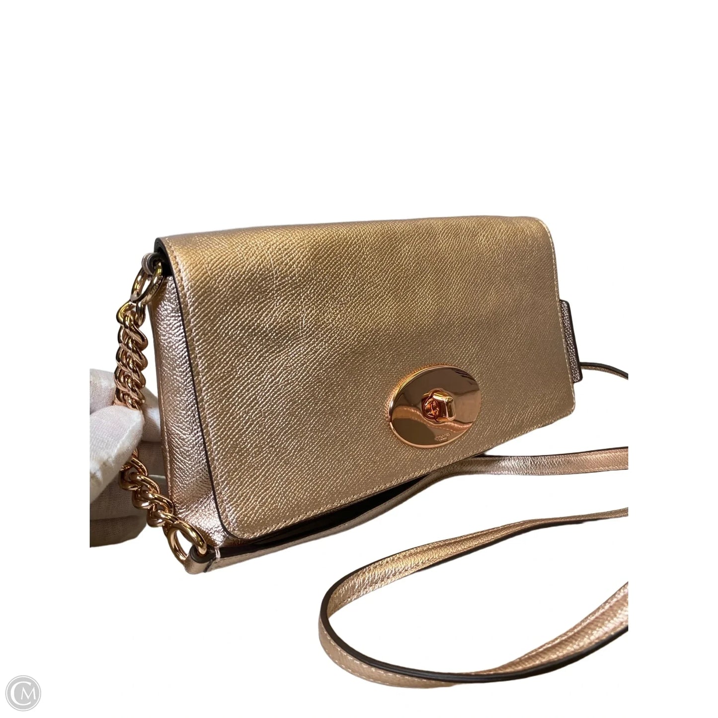 Crossbody Designer By Coach, Size: Medium