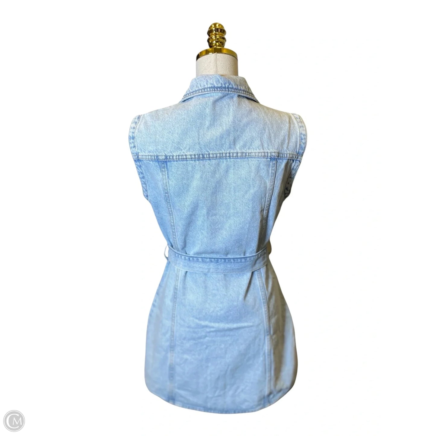 Dress Casual Short By Zara In Blue Denim, Size: M