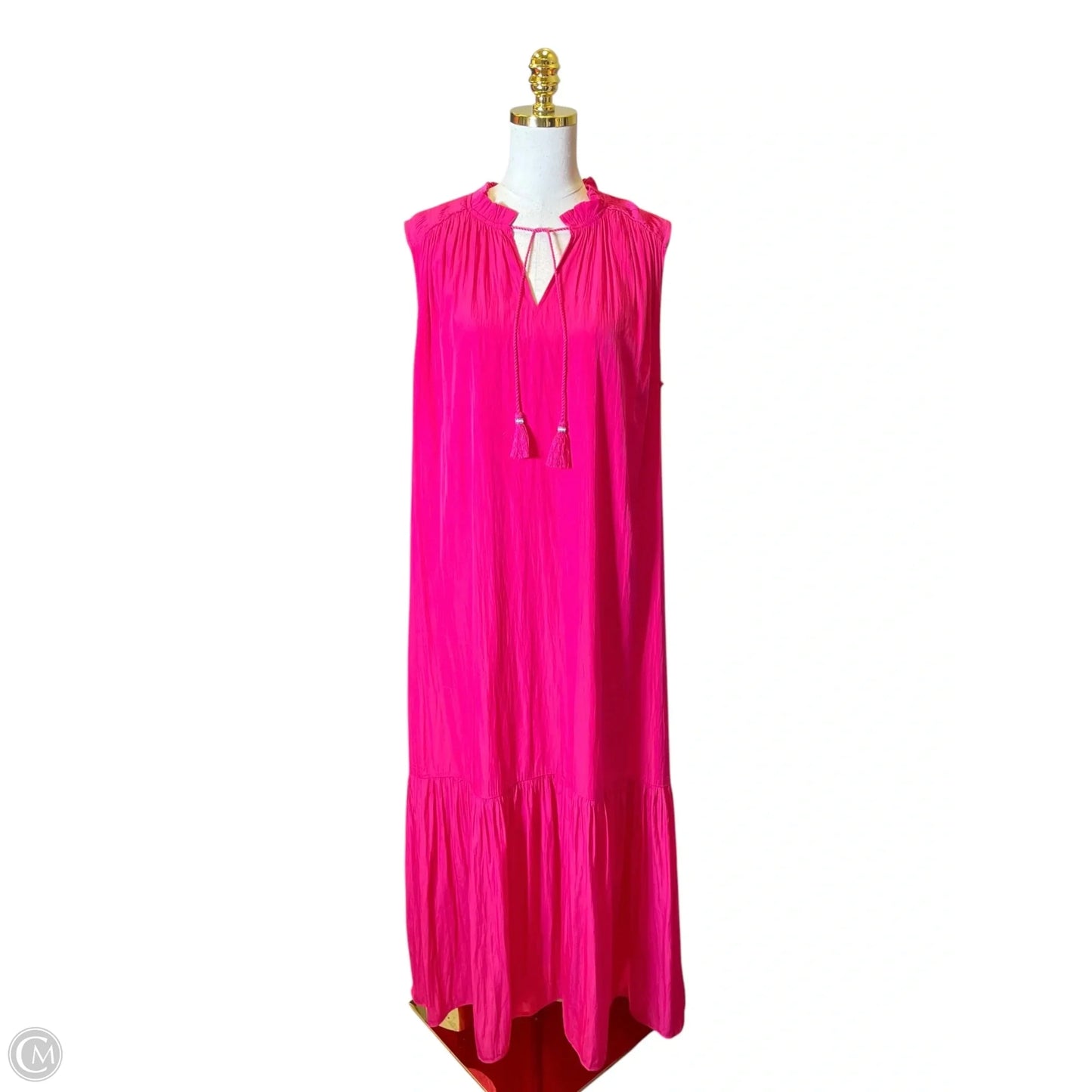 Dress Casual Maxi By Chicos In Pink, Size: Xl