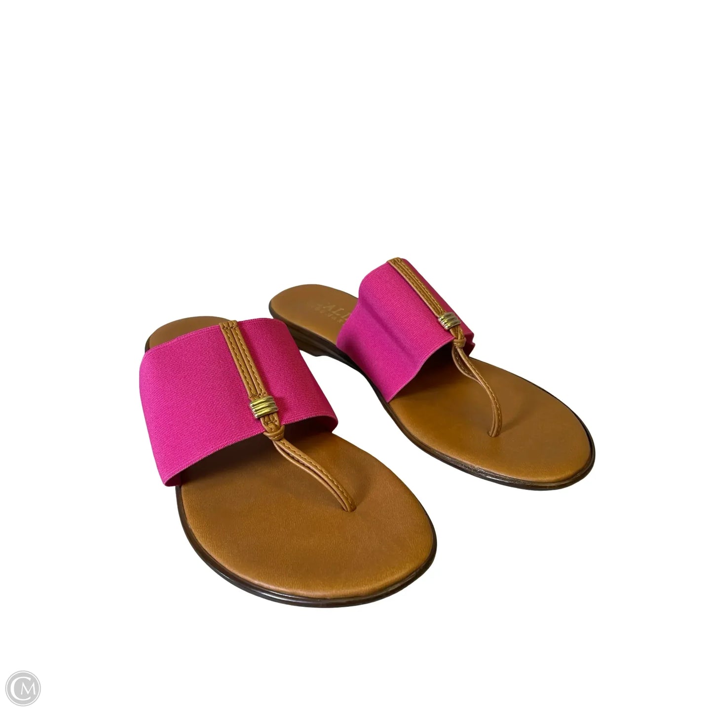 Sandals Flats By Italian Shoemakers In Pink, Size: 10