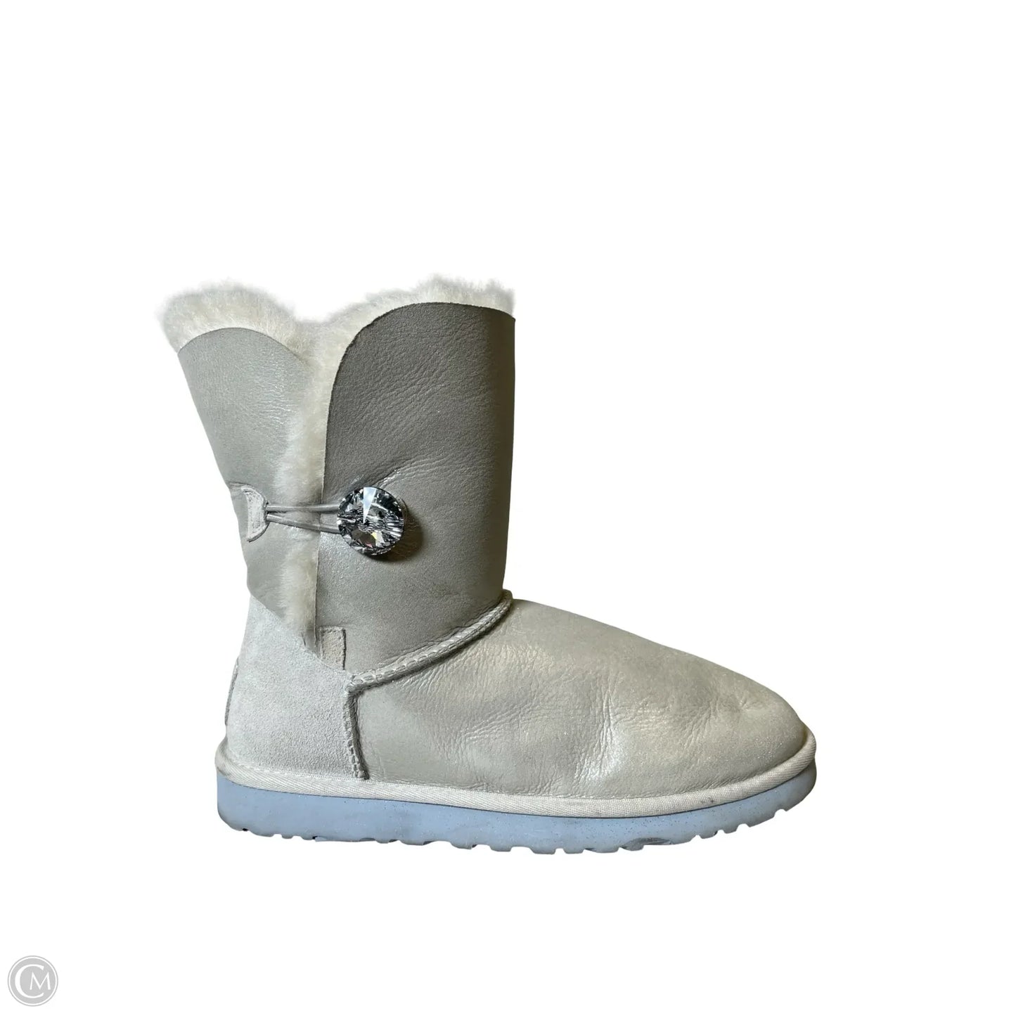 Boots Designer By Ugg In Grey, Size: 7