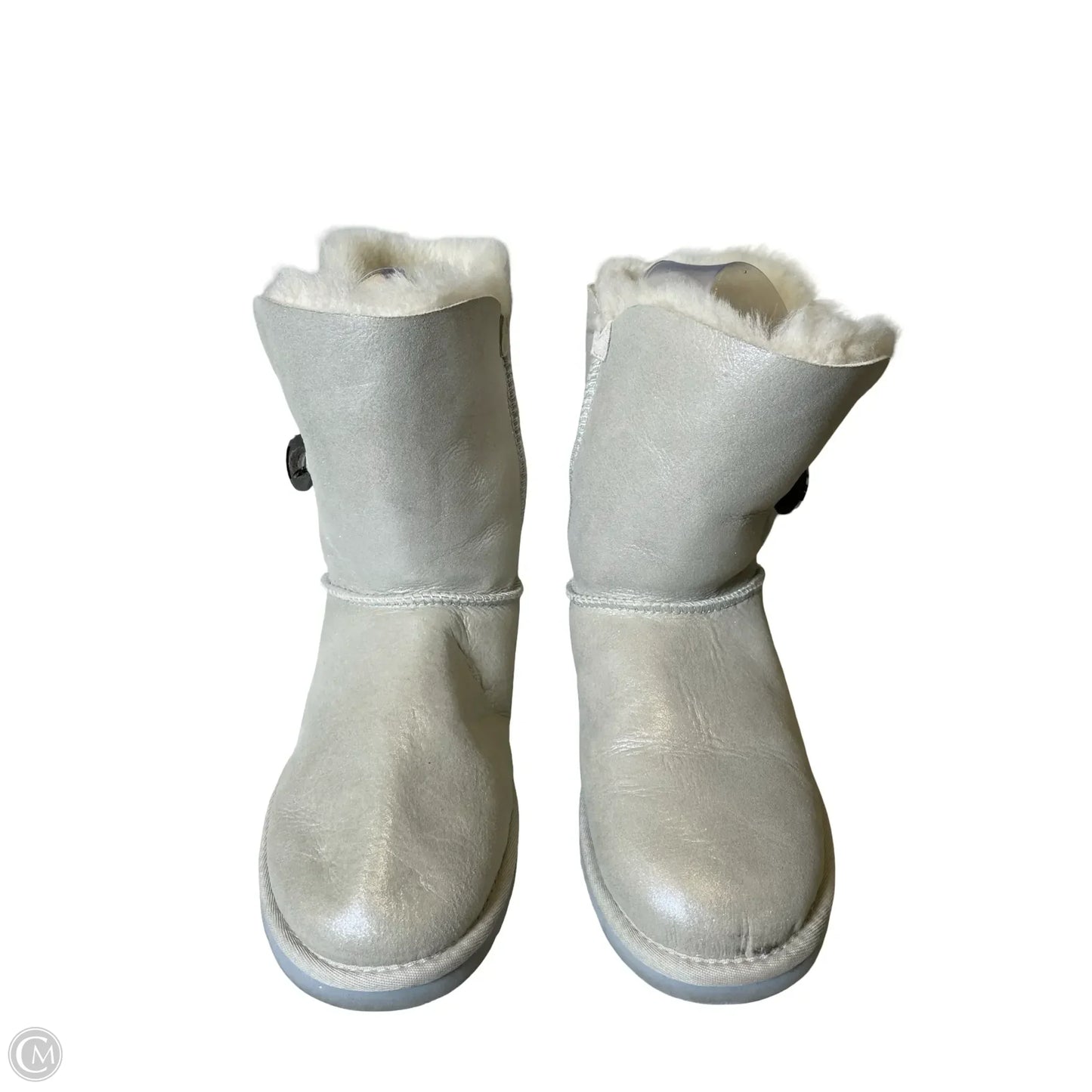 Boots Designer By Ugg In Grey, Size: 7