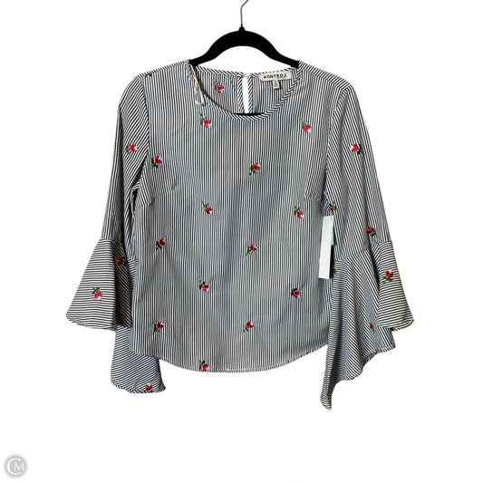 Top Long Sleeve By Clothes Mentor In Striped Pattern, Size: S