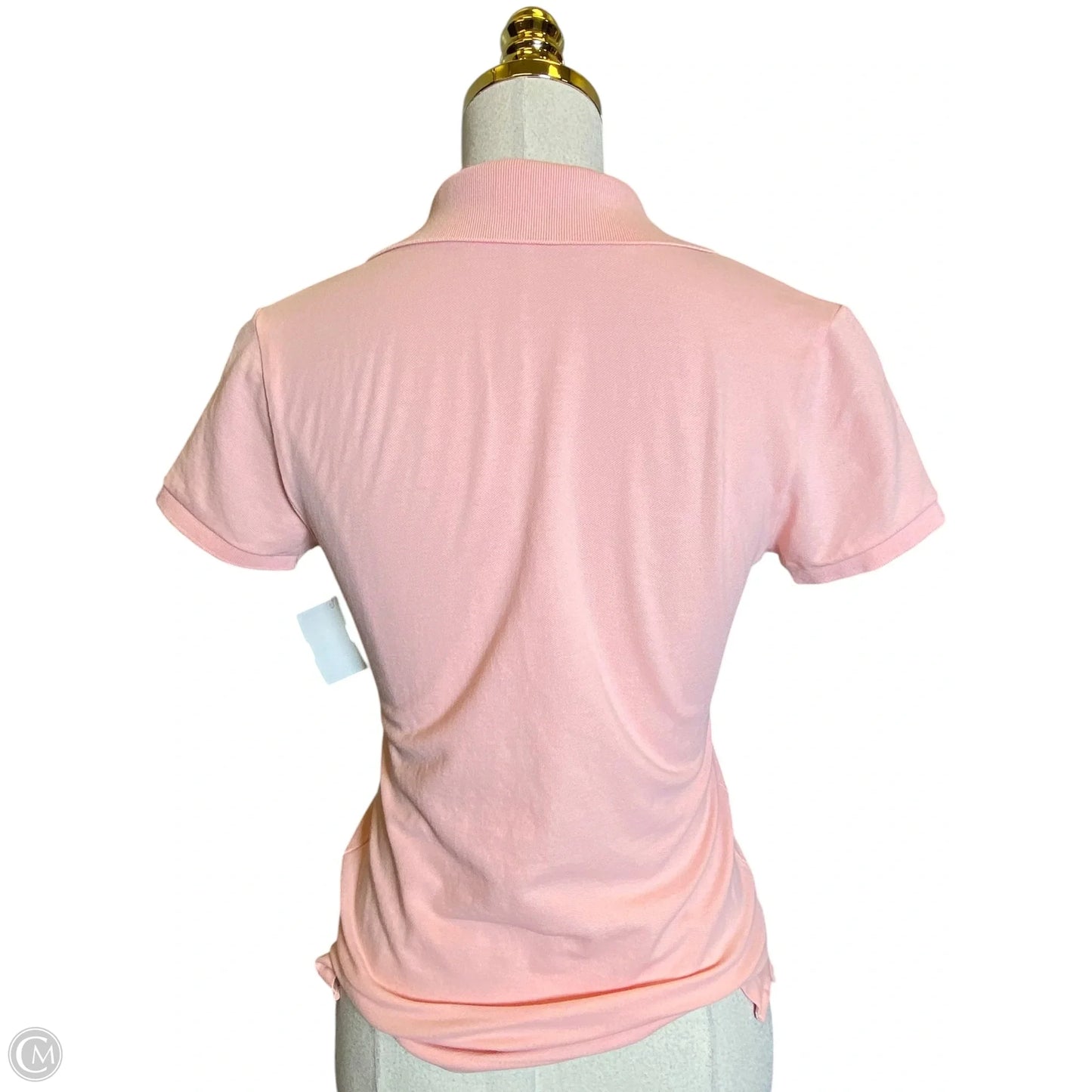 Top Short Sleeve By Polo Ralph Lauren In Peach, Size: S