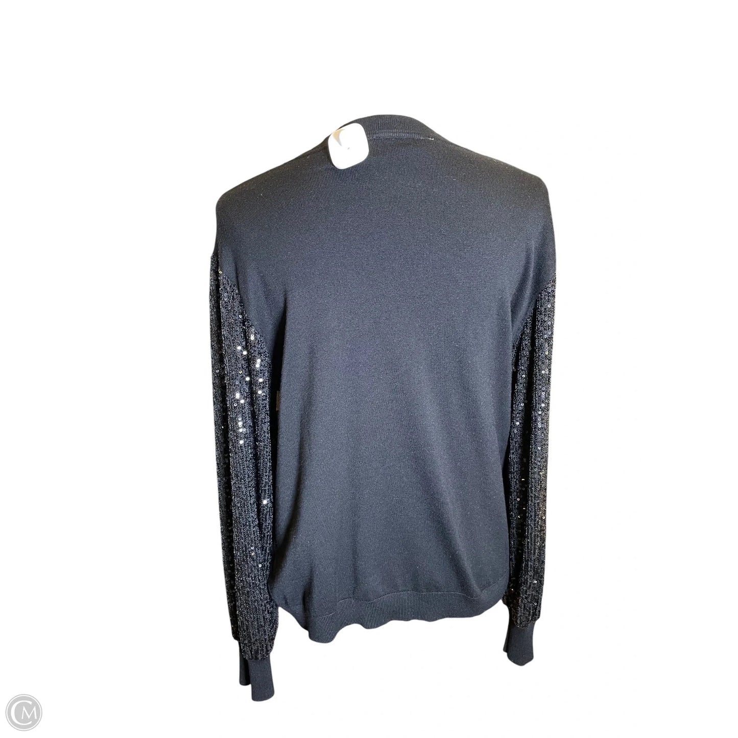 Sweater By Adrianna Papell In Black, Size: L