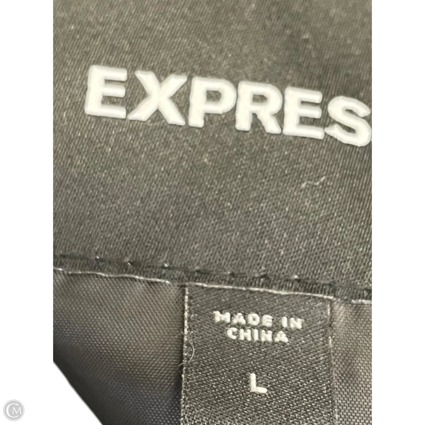 Jacket Leather By Express In Black, Size: L