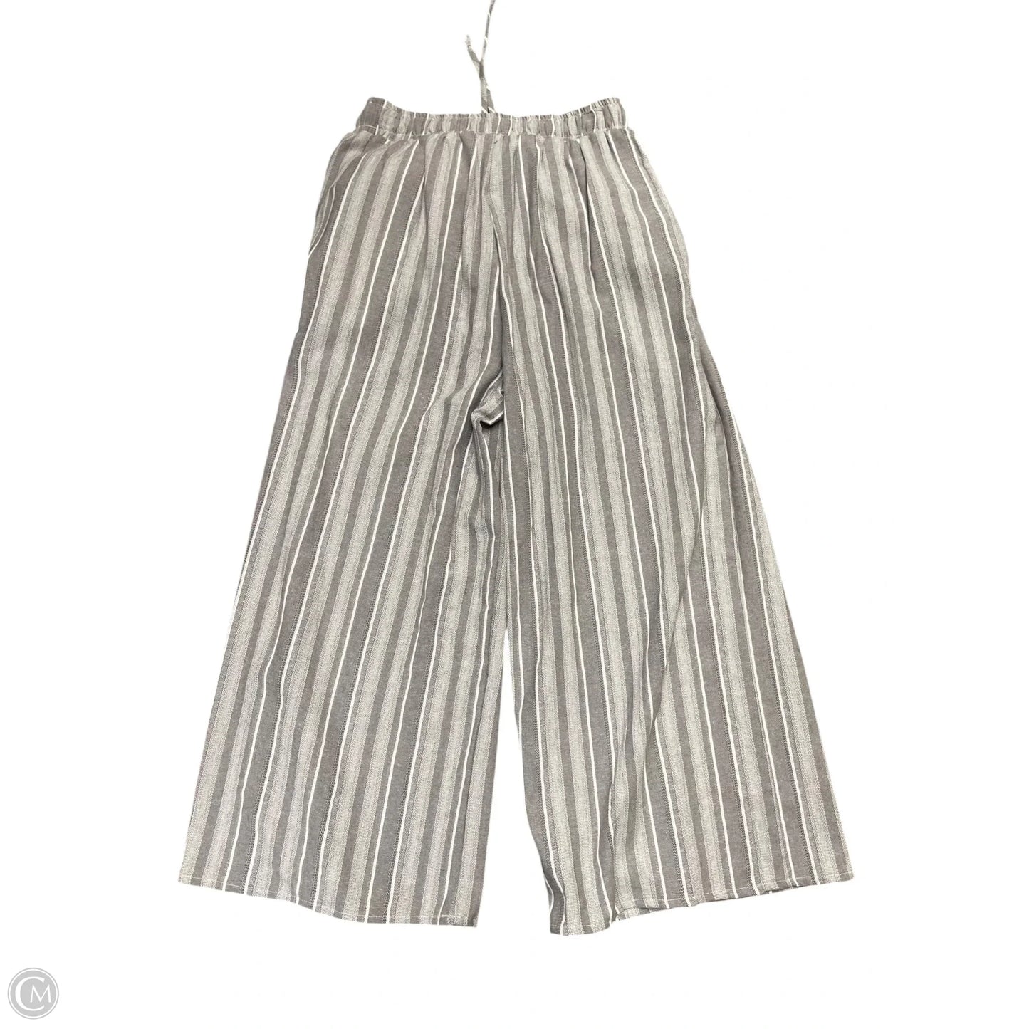 Pants Lounge By White Birch In Grey & White, Size: M