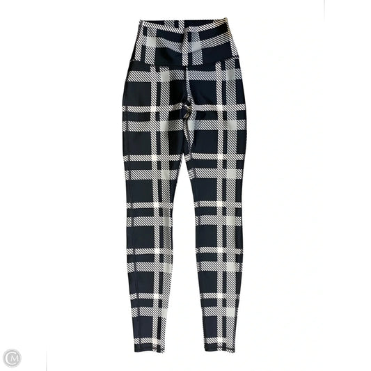 Athletic Leggings By Alo In Checkered Pattern, Size: S