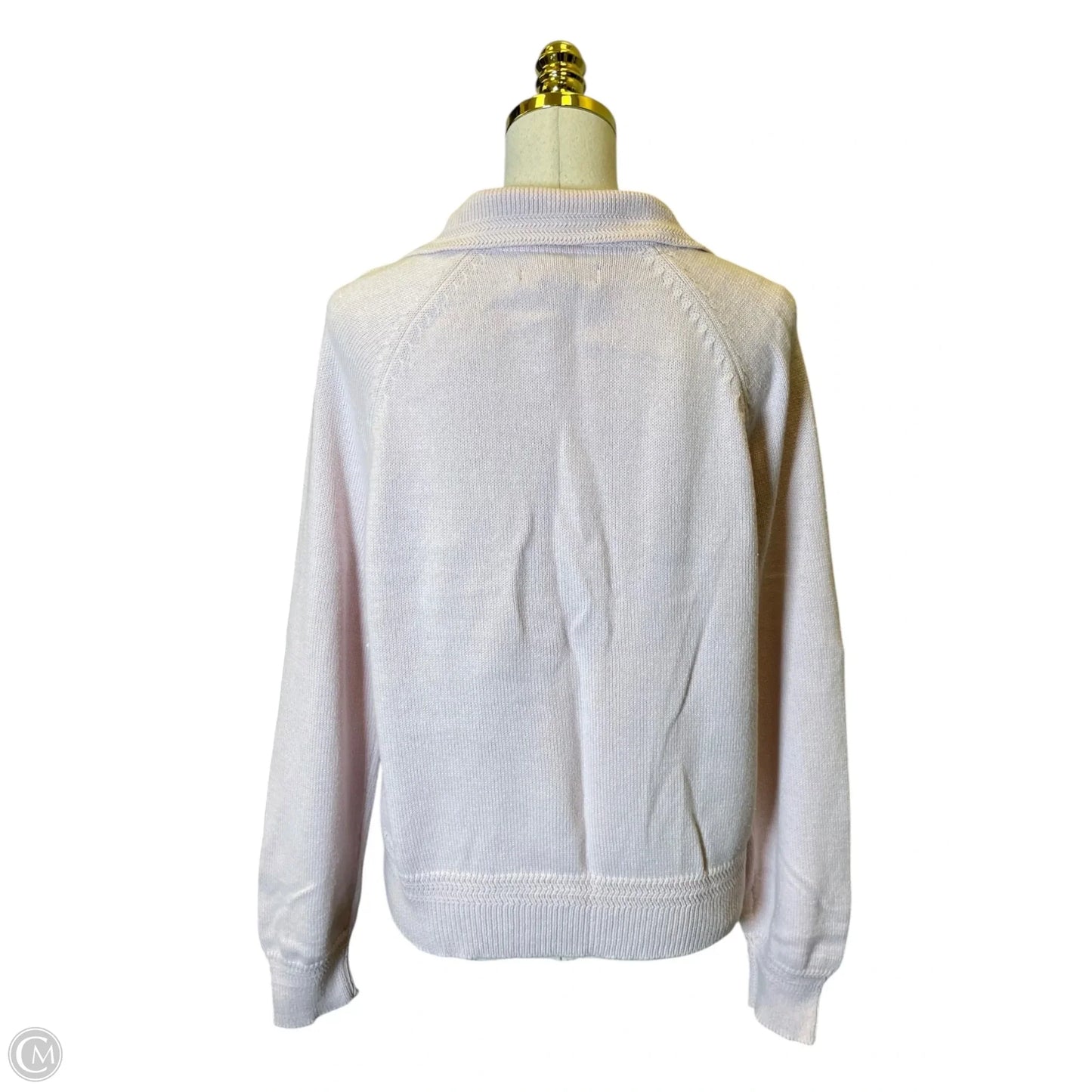 Sweater By Tahari In Pink, Size: L