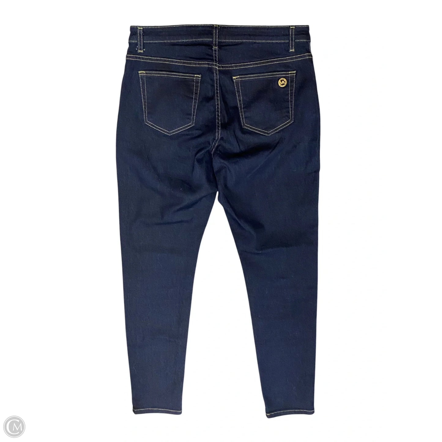 Jeans Skinny By Michael By Michael Kors In Blue Denim, Size: 10