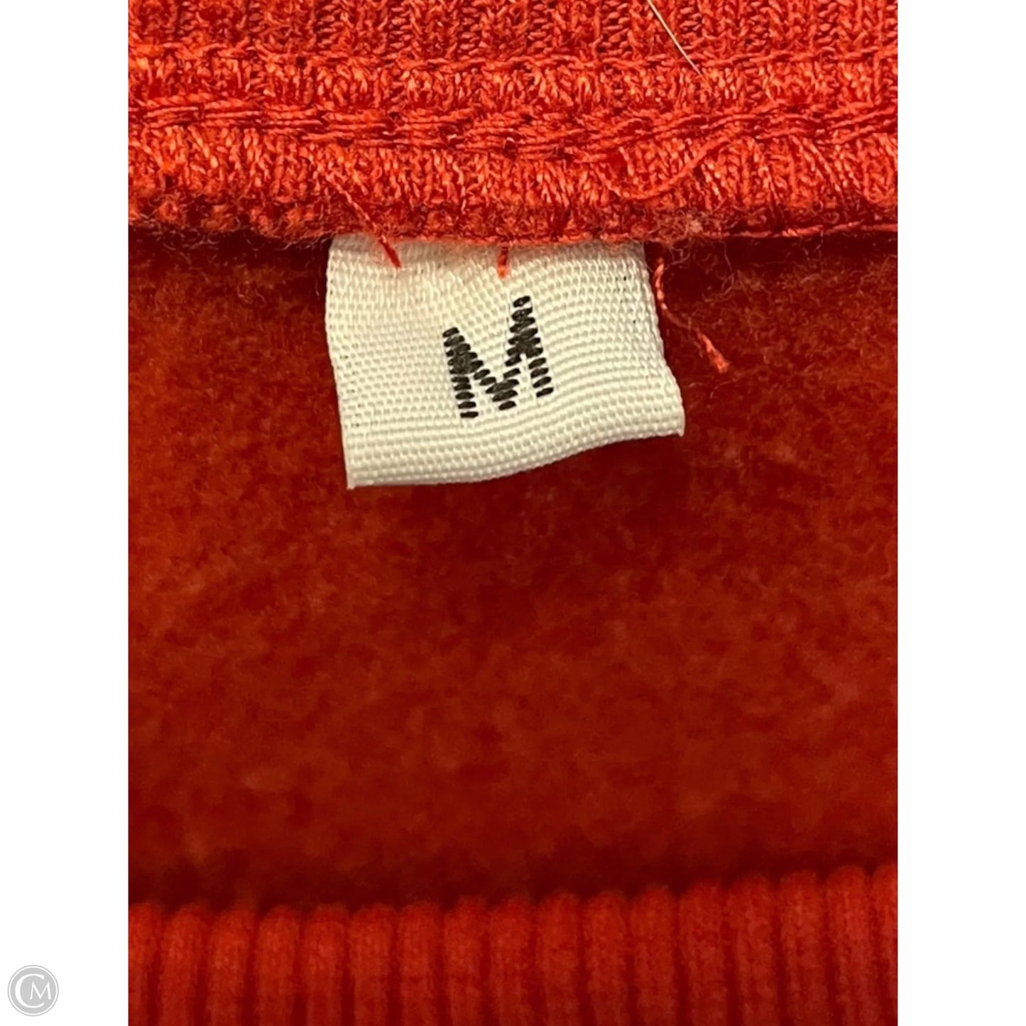 Sweatshirt Crewneck By Clothes Mentor In Orange, Size: M