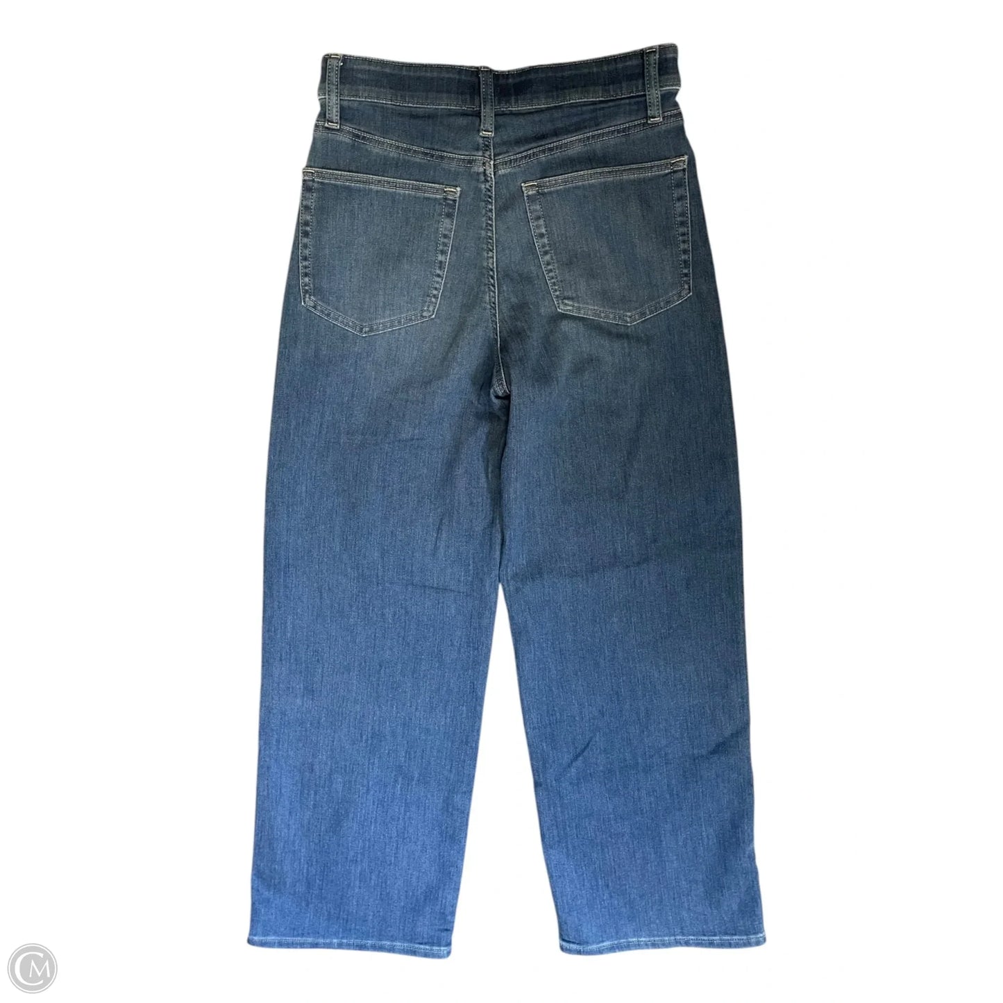 Jeans Wide Leg By Uniqlo In Blue Denim, Size: M