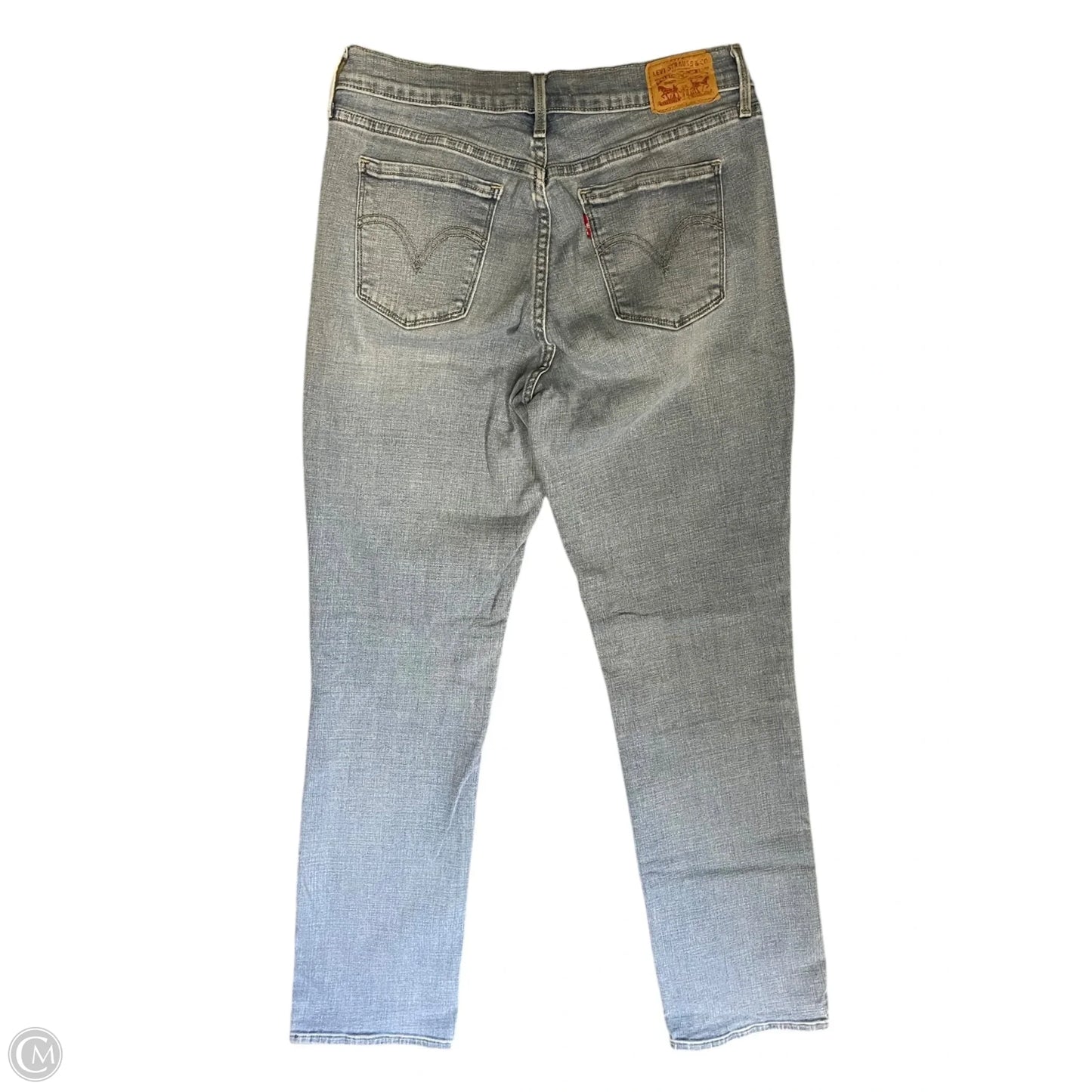 Jeans Straight By Levis In Blue Denim, Size: 8