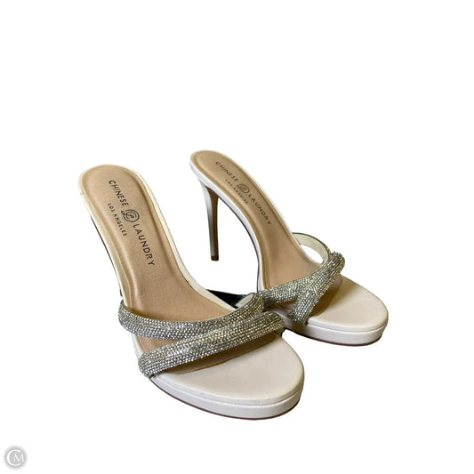 Shoes Heels Stiletto By Chinese Laundry In Beige, Size: 7.5