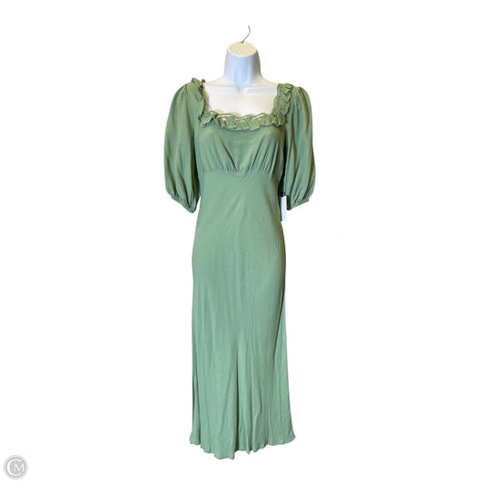 Dress Casual Midi By Astr In Green, Size: S