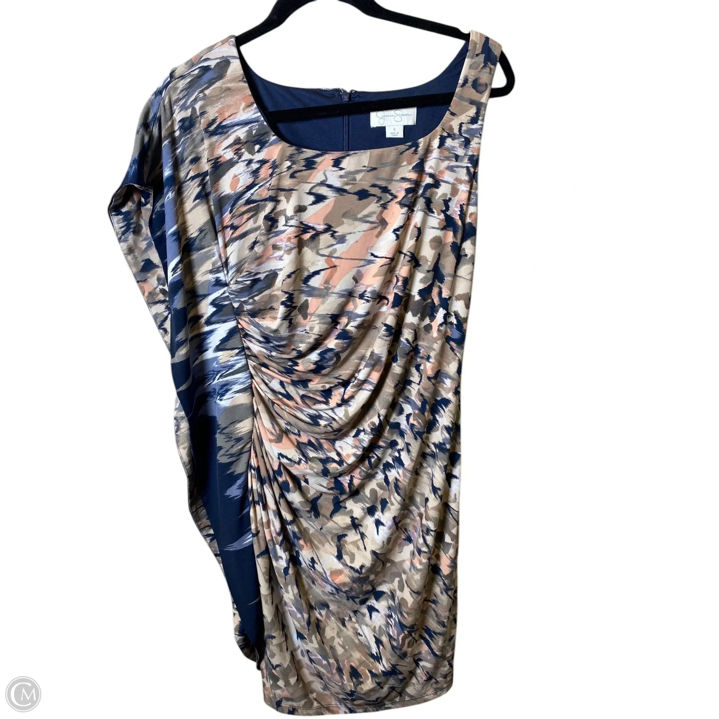 Dress Casual Midi By Jessica Simpson In Multi-colored, Size: S
