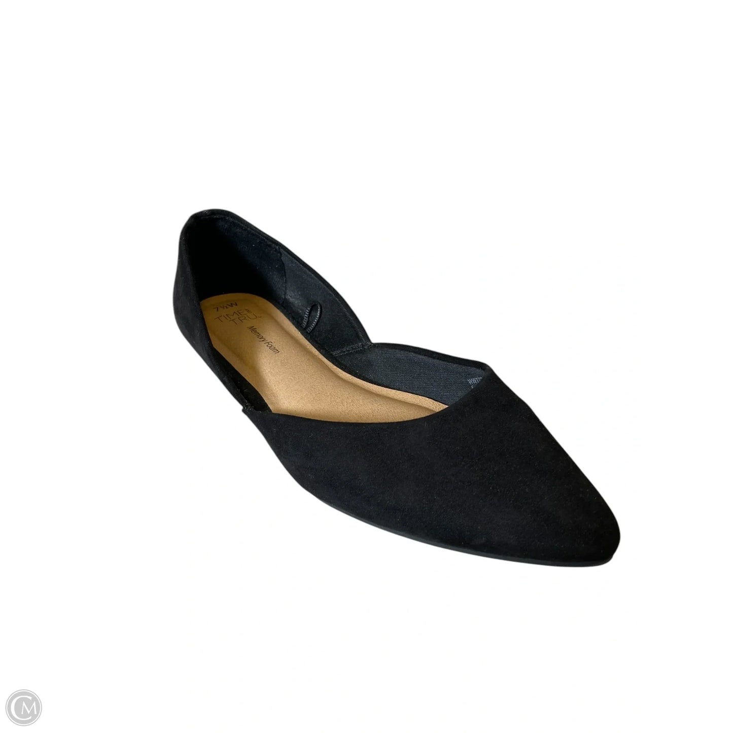 Shoes Flats By Time And Tru In Black, Size: 7.5