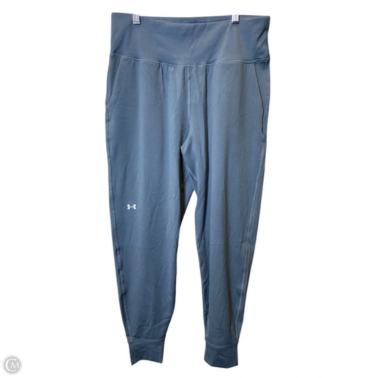 Athletic Leggings By Under Armour In Blue, Size: L