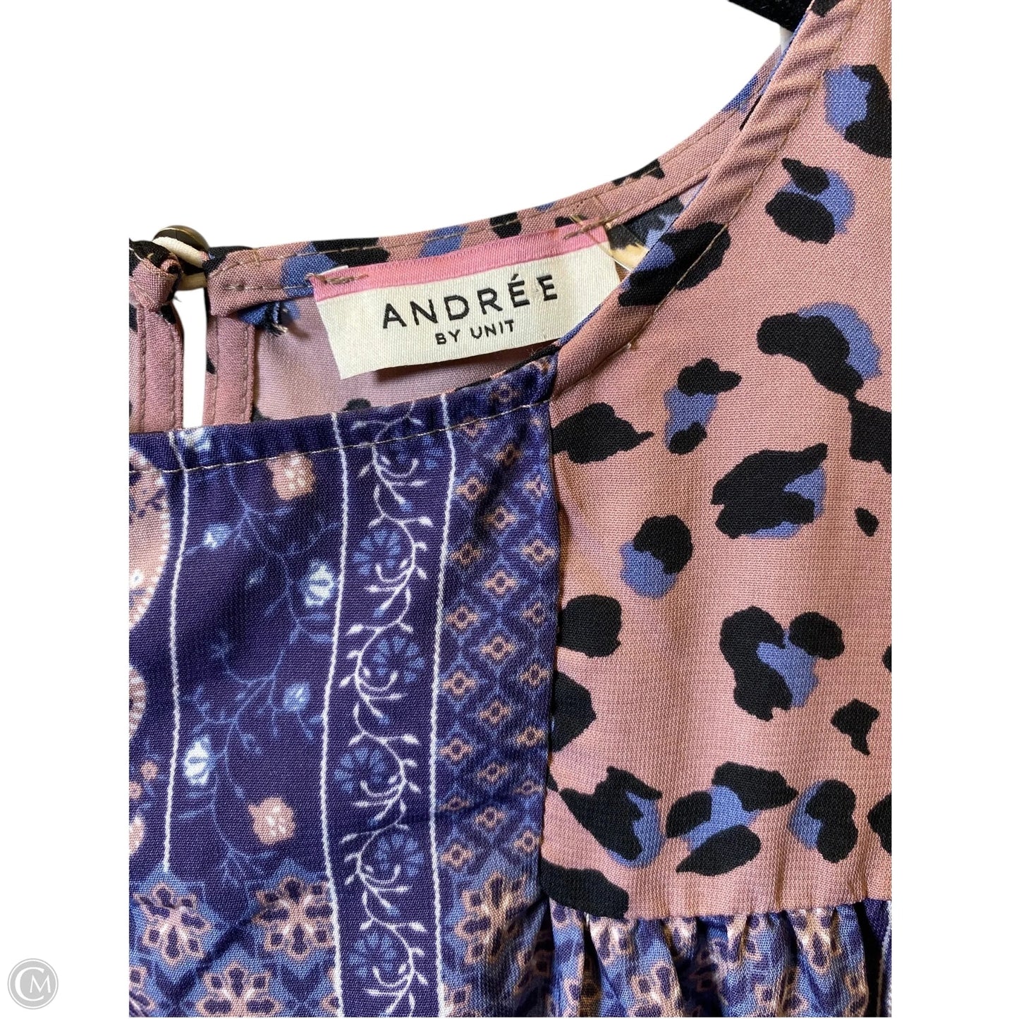 Top Long Sleeve By Andree By Unit In Multi-colored, Size: S