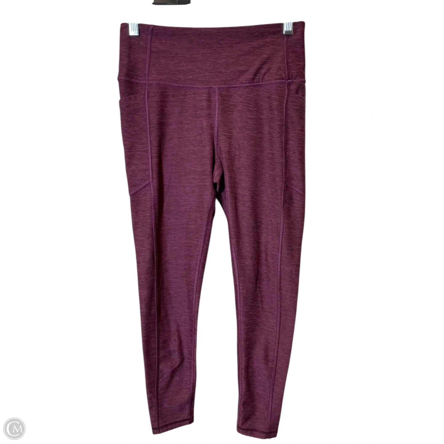 Athletic Leggings By Victorias Secret In Maroon, Size: M