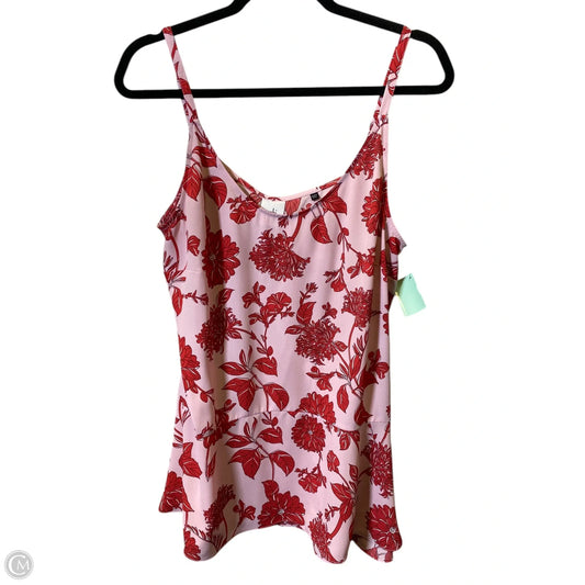 Top Sleeveless By Cabi In Multi-colored, Size: M