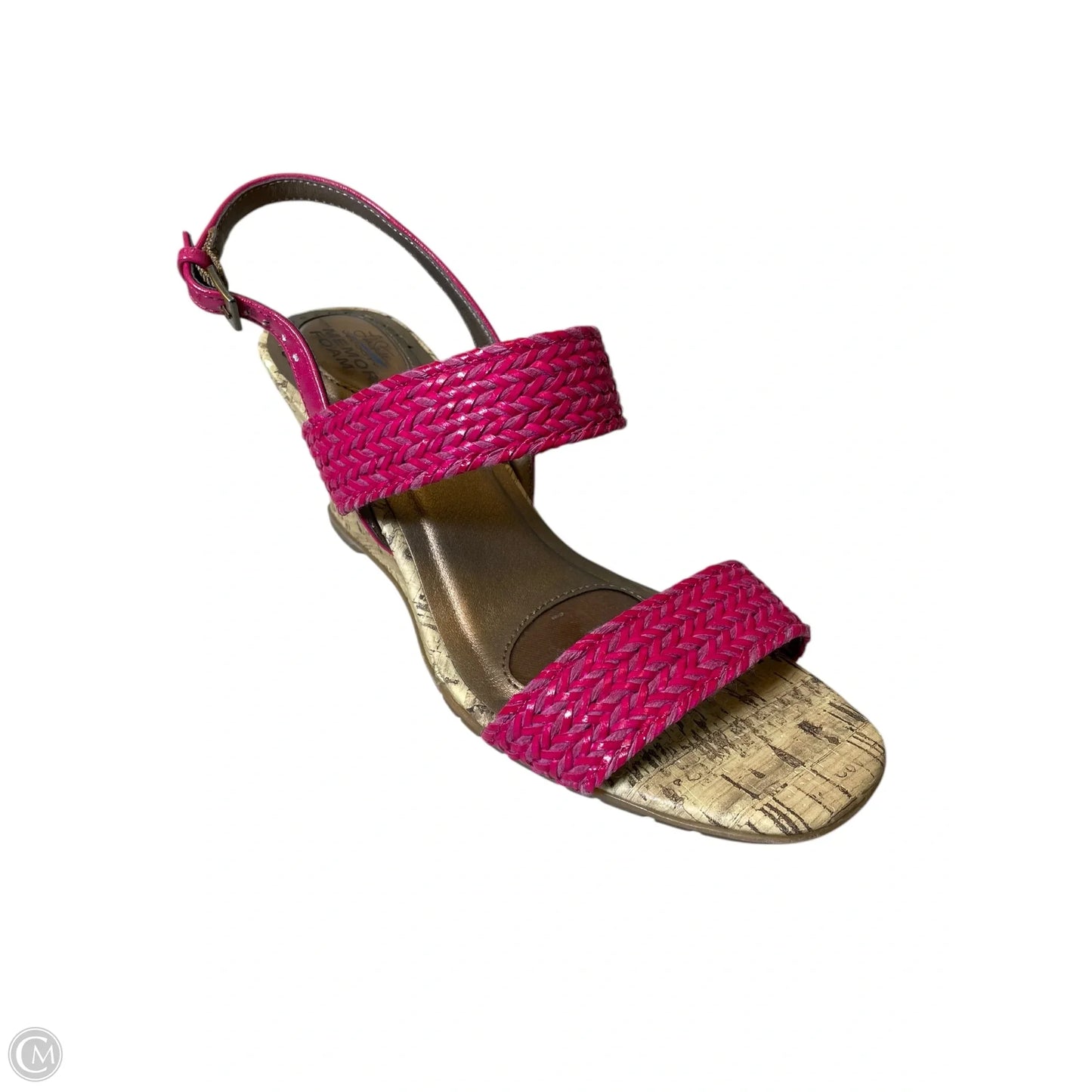 Shoes Heels Platform By Life Stride In Pink & Tan, Size: 9