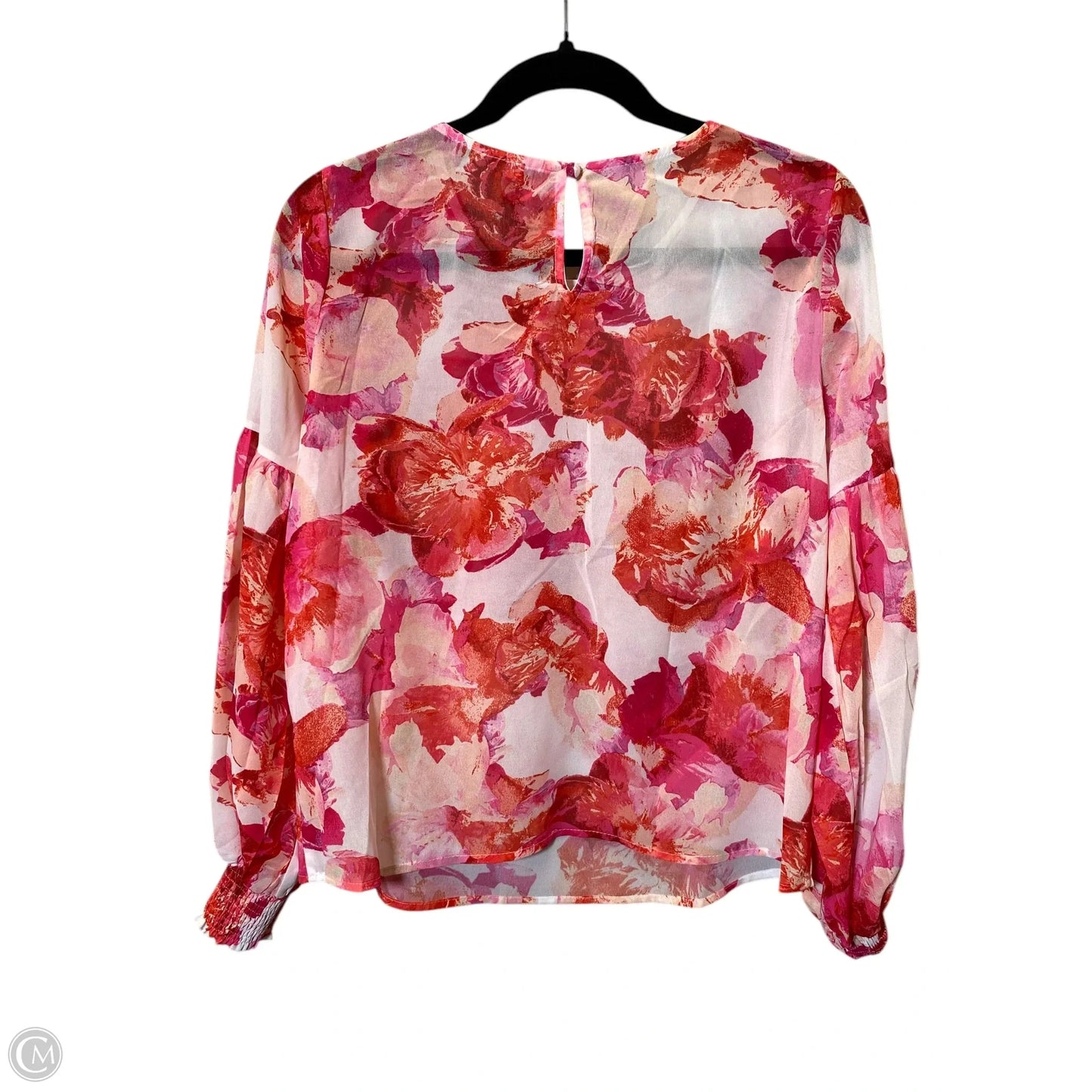 Top Long Sleeve By Flying Tomato In Floral Print, Size: S