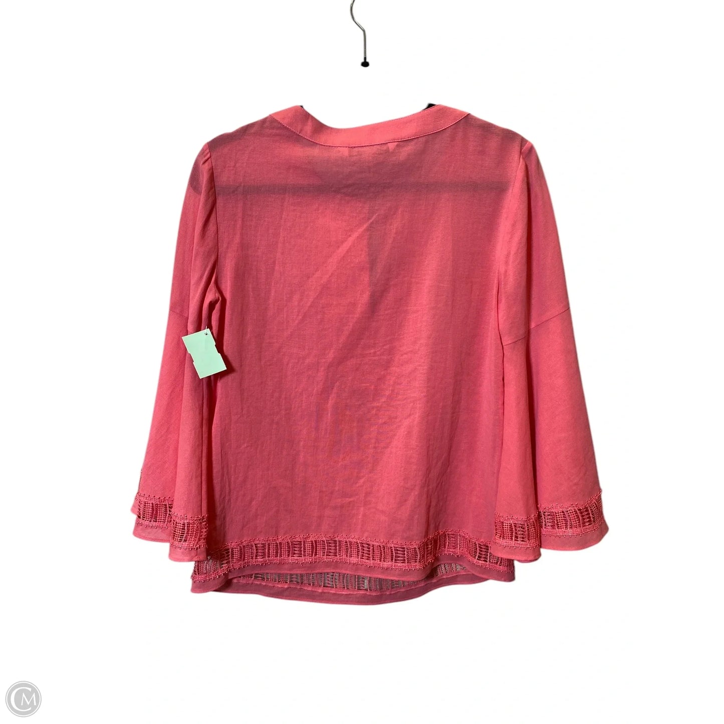 Top Long Sleeve By Trina By Trina Turk In Pink, Size: Xs