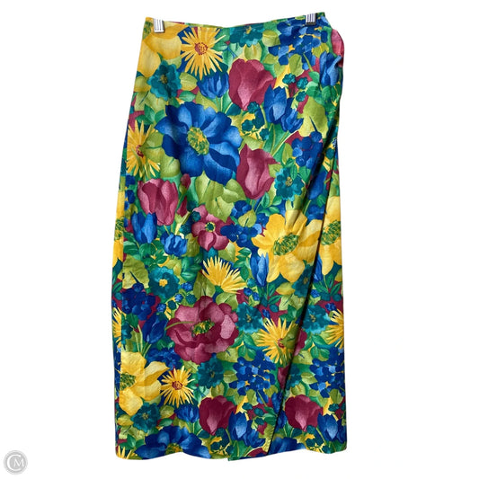 Skirt Maxi By Clothes Mentor In Floral Print, Size: S