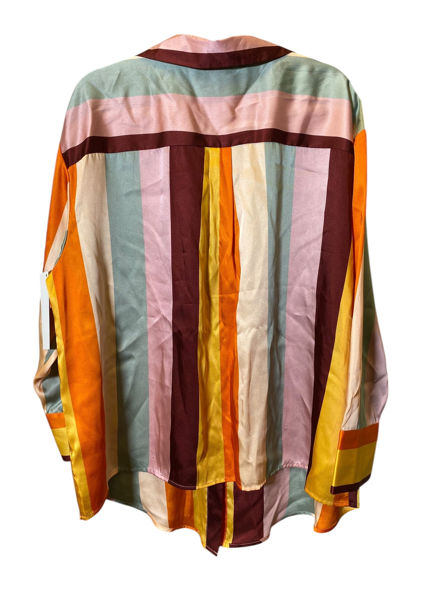 Top Long Sleeve By Clothes Mentor In Multi-colored, Size: 2x